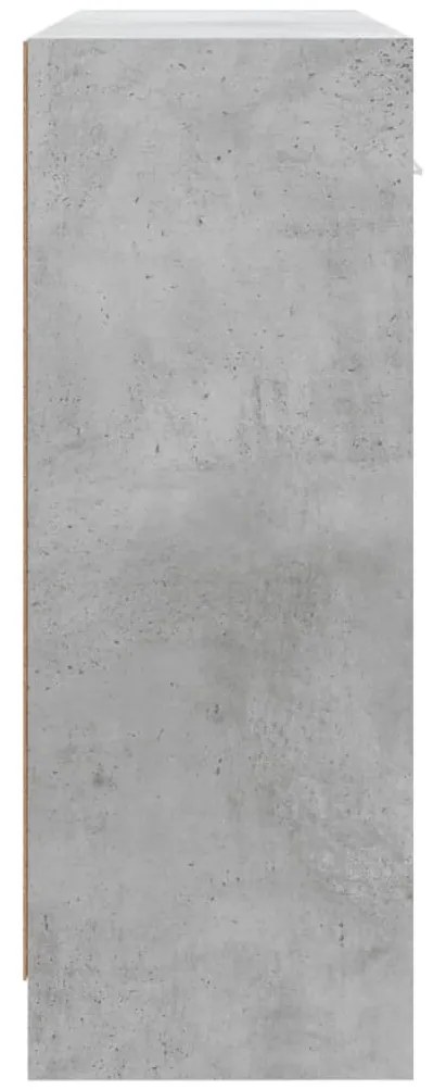 Aparador 91x28x75 cm derivados de madeira cinzento-cimento