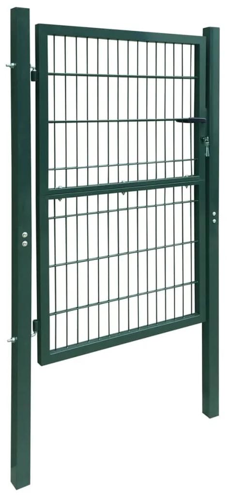 Portão de cerca (individual) 2D 106x210 cm verde