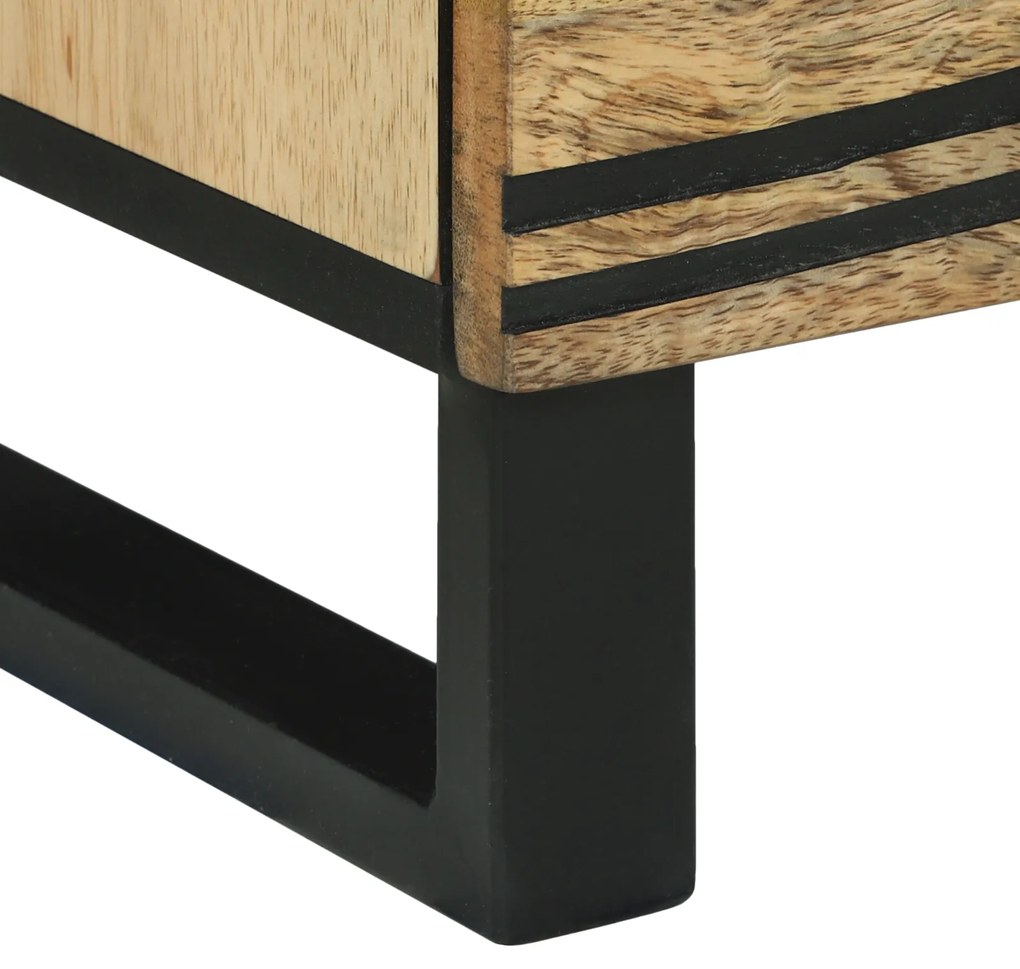 Armário de TV - 70x33.5x46 cm, Madeira de Mangueira Maciça