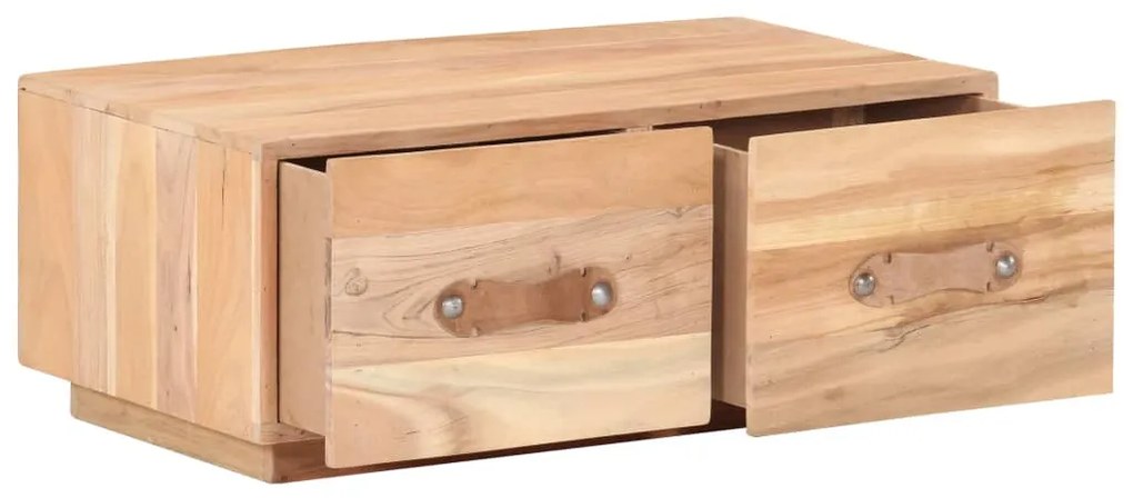 Mesa de centro 90x50x35 cm madeira recuperada maciça