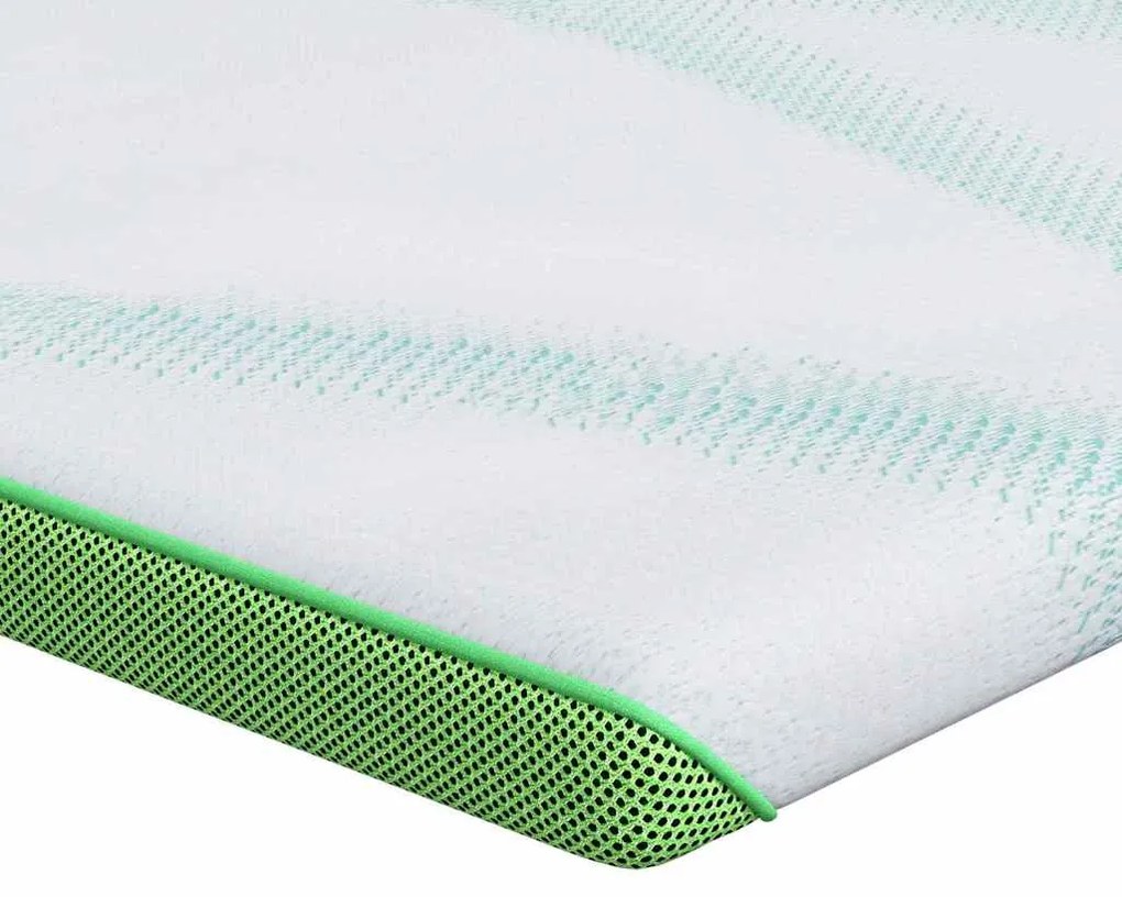 Protetores de Colchão Outros Branco e Verde 140 x 190 cm