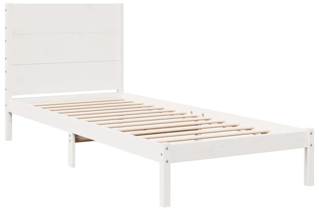 Cama extra longa sem colchão 100x210 cm madeira maciça