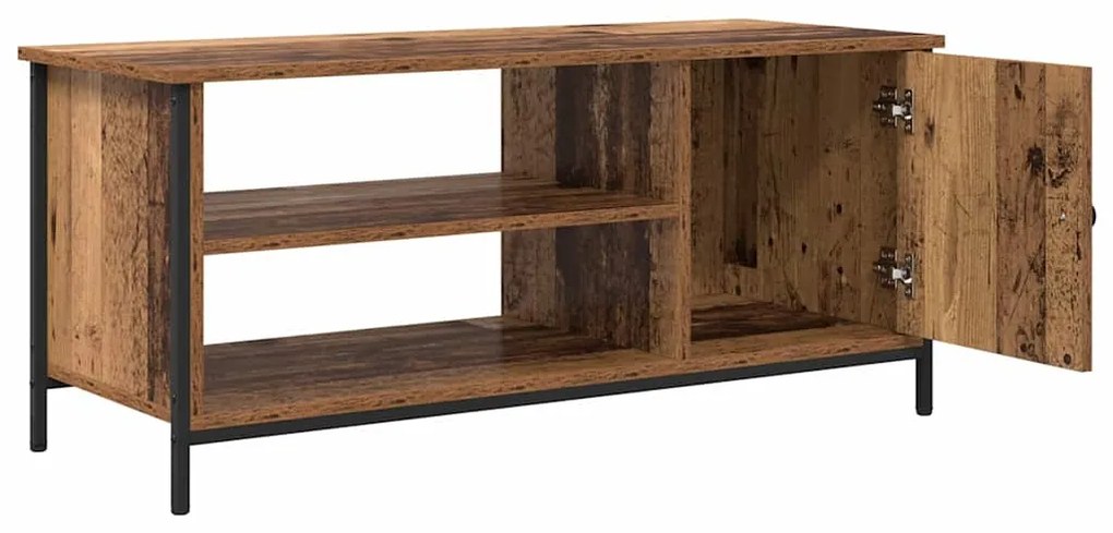 Gabinete para TV com prateleira Madeira antiga 100 x 40 x 45 cm
