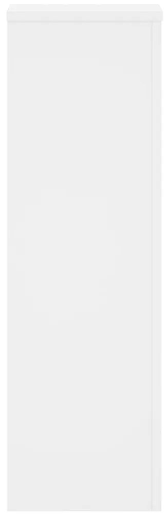 Suportes p/ plantas 2 pcs 25x25x80 cm derivados madeira branco