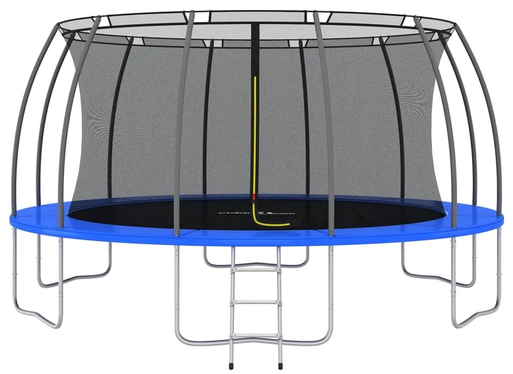 Conjunto de trampolim redondo 488x90 cm 150 kg