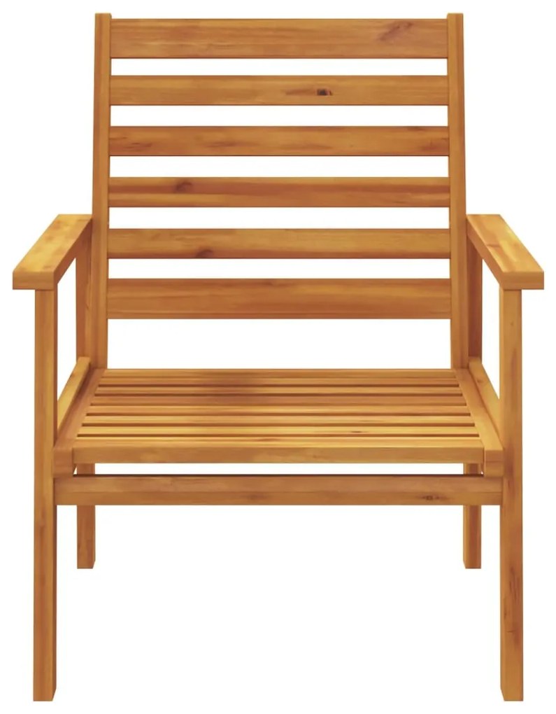 5 pcs conjunto lounge de jardim madeira de acácia maciça