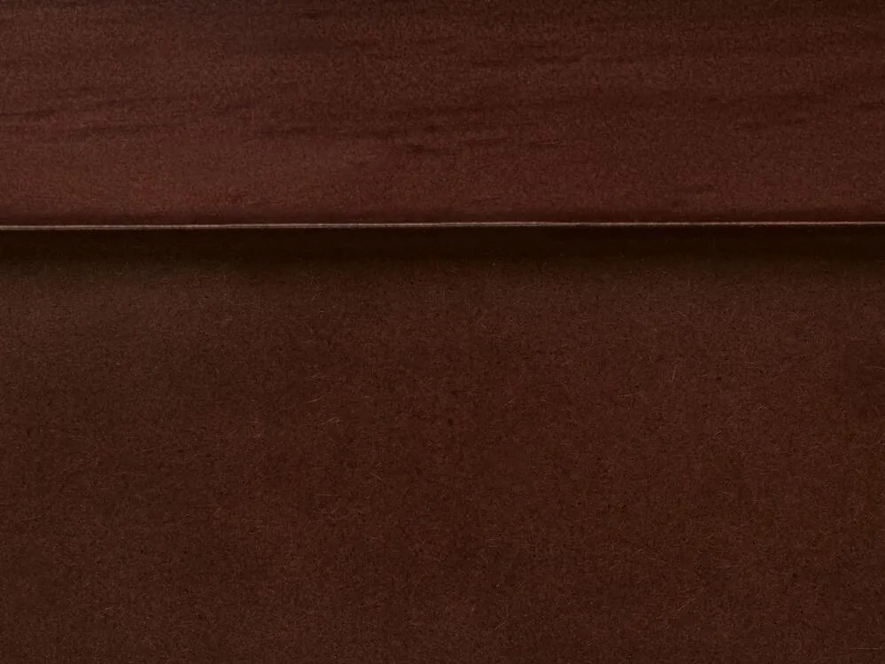 Cama de casal em madeira escura 160 x 200 cm MAYENNE Beliani