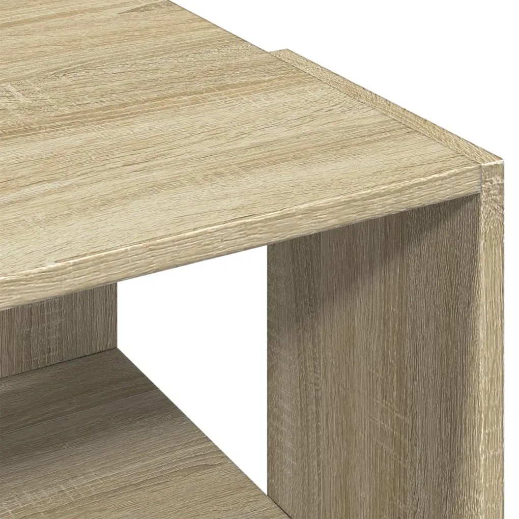 Mesa de centro 89,5x48x30 cm derivados madeira carvalho sonoma
