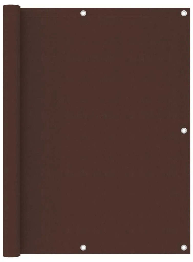 Tela de varanda 120x400 cm tecido Oxford castanho
