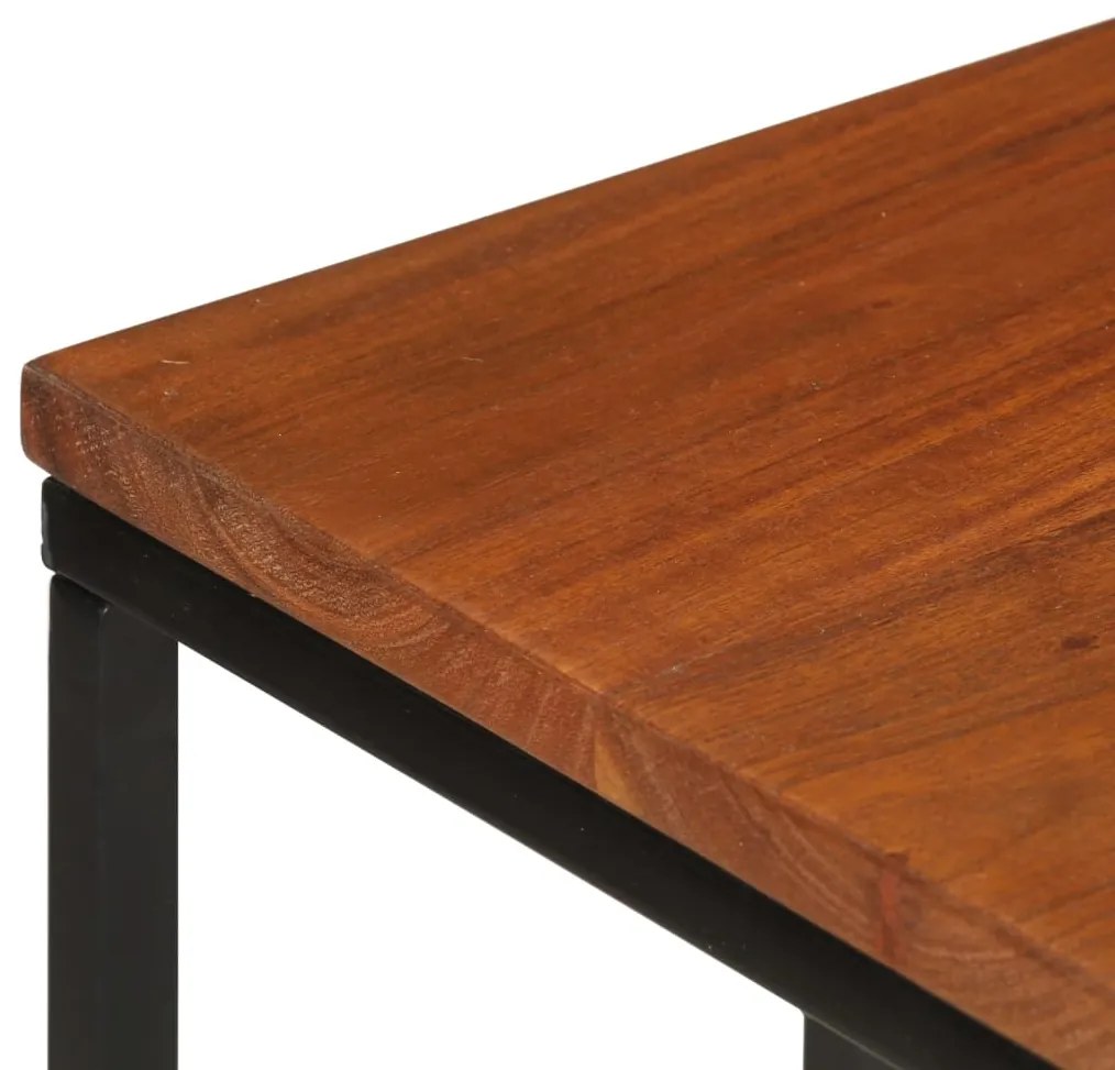 Mesa de apoio 35x45x65 cm madeira de acácia maciça