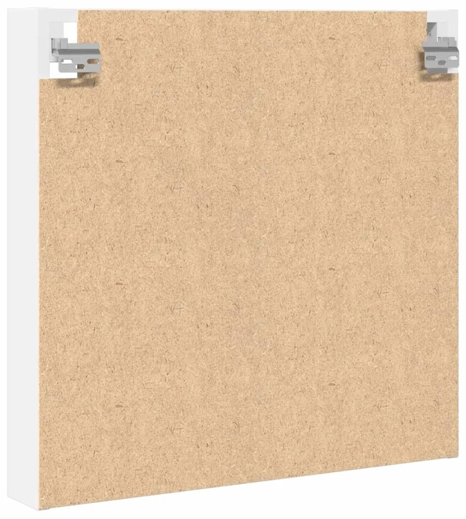 Armário vitrine 60x8,5x58 cm derivados de madeira branco