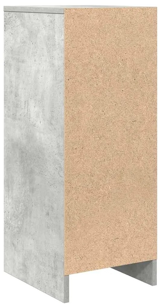 Aparador 29,5x34x76 cm derivados de madeira cinza cimento