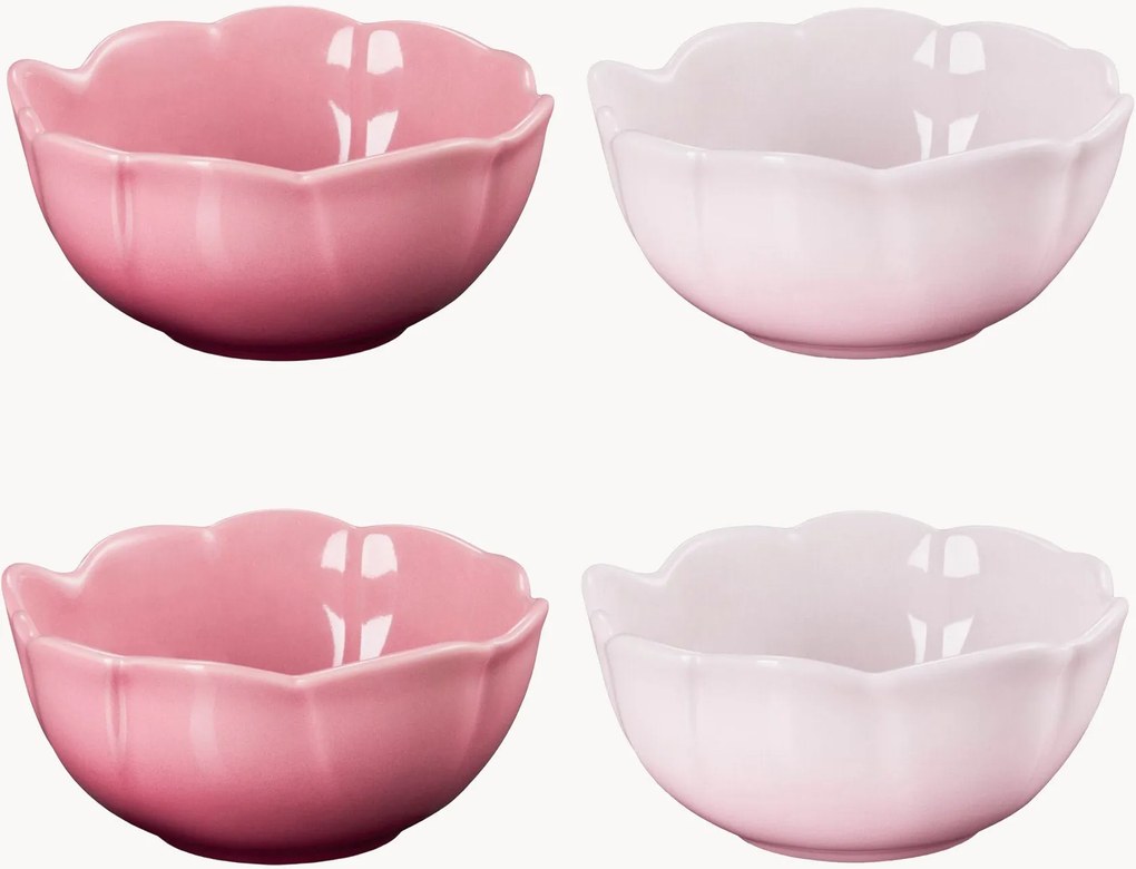 Taças pequenas Petal, conjunto de 4