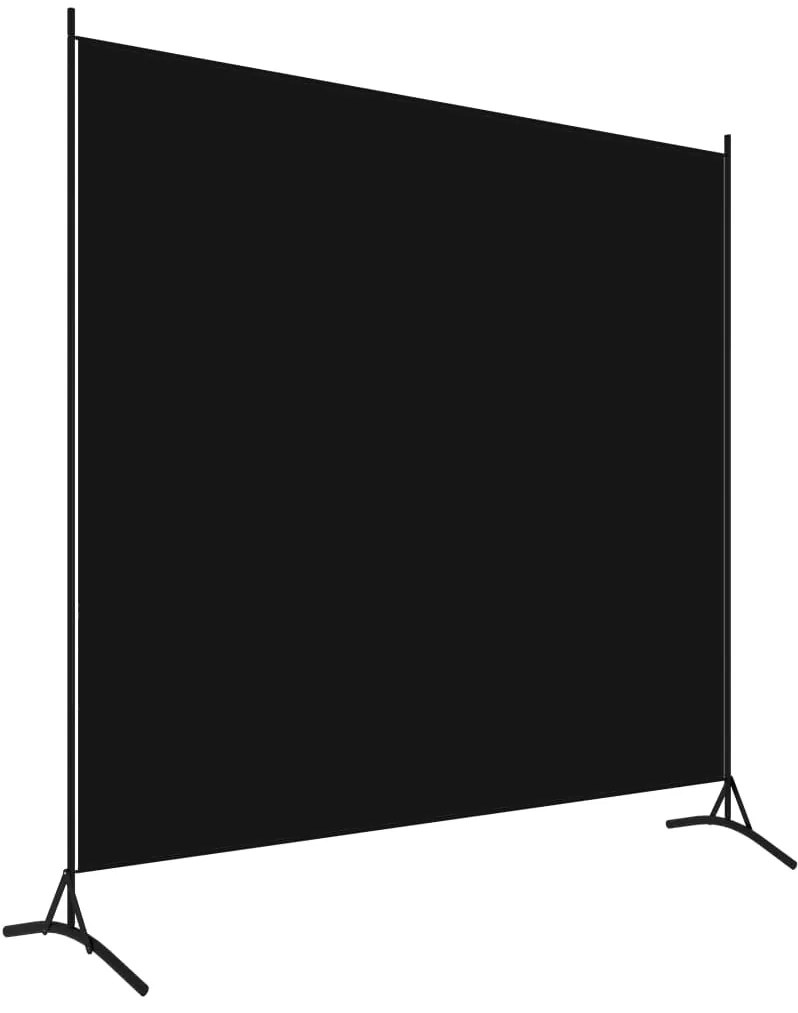 Divisória com 1 painel 175x180 cm preto