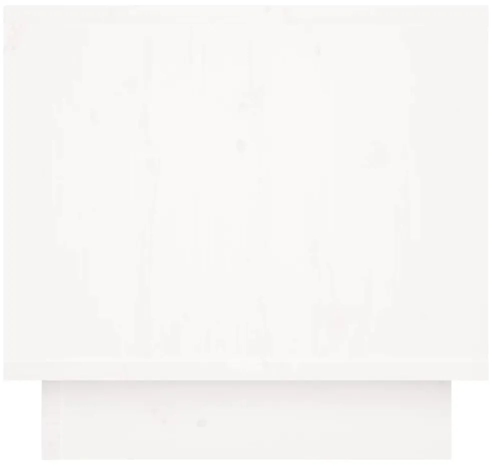 Mesas de cabeceira 2 pcs 35x34x32 cm pinho maciço branco