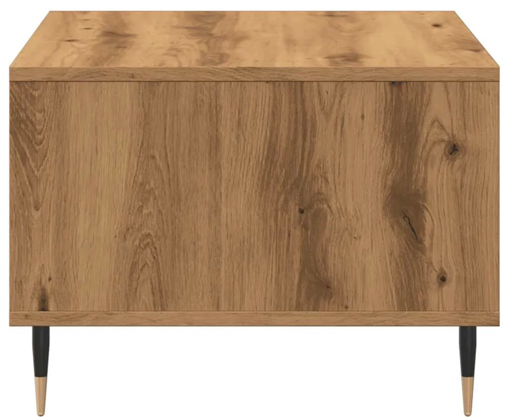 Mesa de centro 60x50x36,5cm deriv. madeira carvalho artisiano
