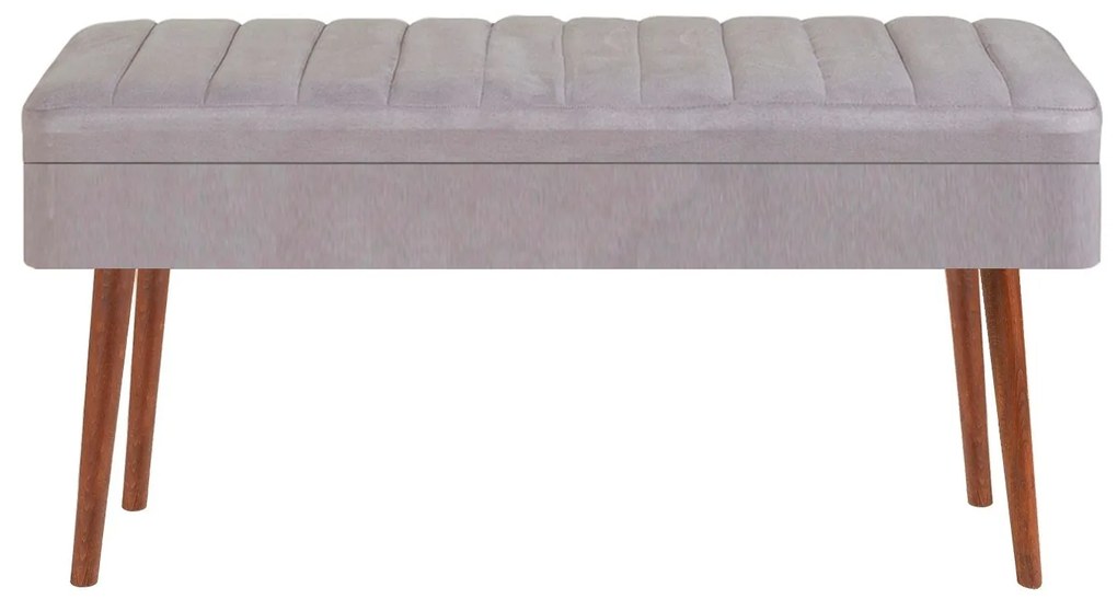 Conjunto de Mesa de Jantar Extensível e Cadeiras Vina – Nogueira e Cin