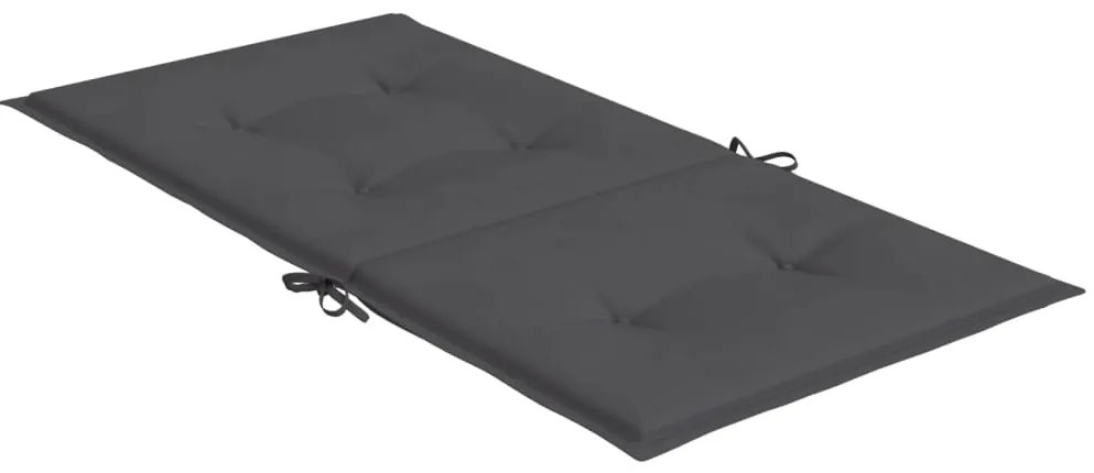 Almofadões lombares p/ cadeiras jardim 2pcs oxford antracite