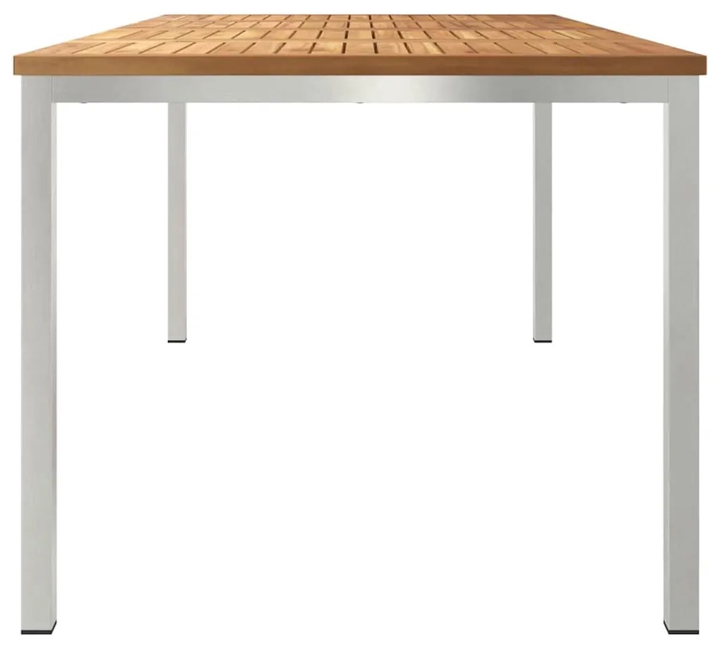 Mesa de Jantar ao Ar Livre 180x90x75 cm Madeira Sólida de Teca
