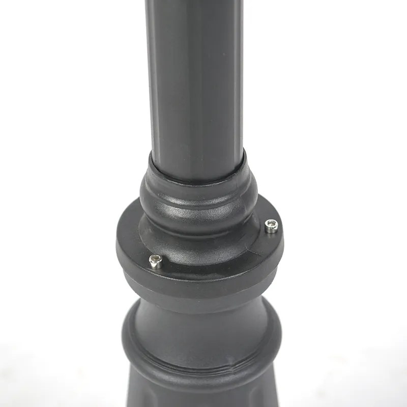 LED Candeeiro de exterior inteligente preto 3 luzes IP44 com Wi-Fi ST64 - Guardado Country / Rústico,Rústico