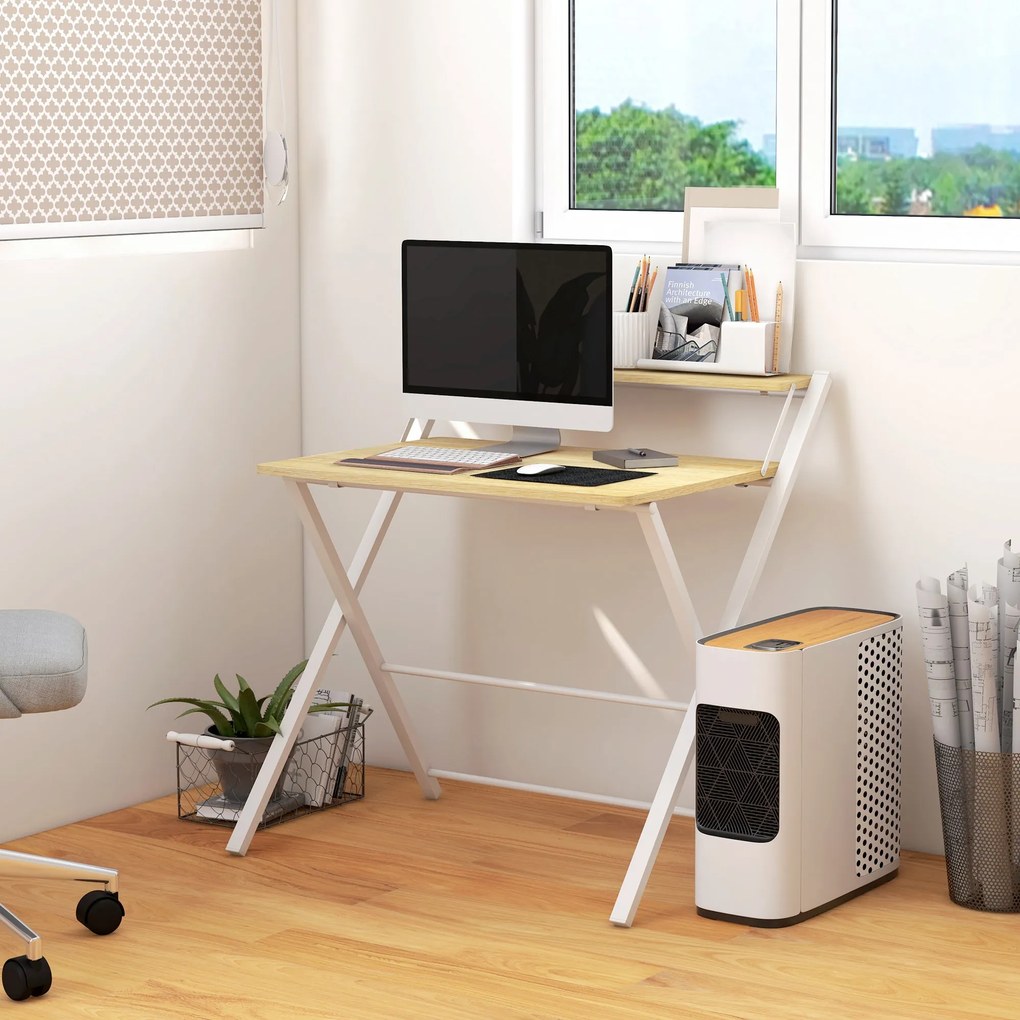 Secretária de Canto – Modelo Oslo – 5x70x84 – Moderna – Branco