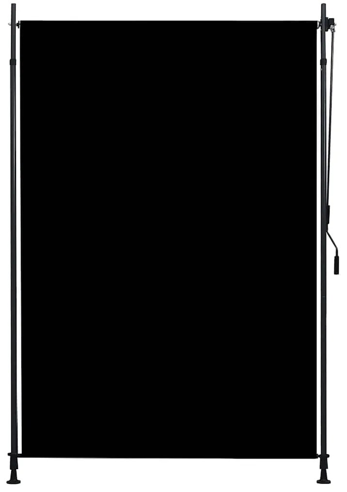 Estore de rolo para exterior 150x270 cm antracite