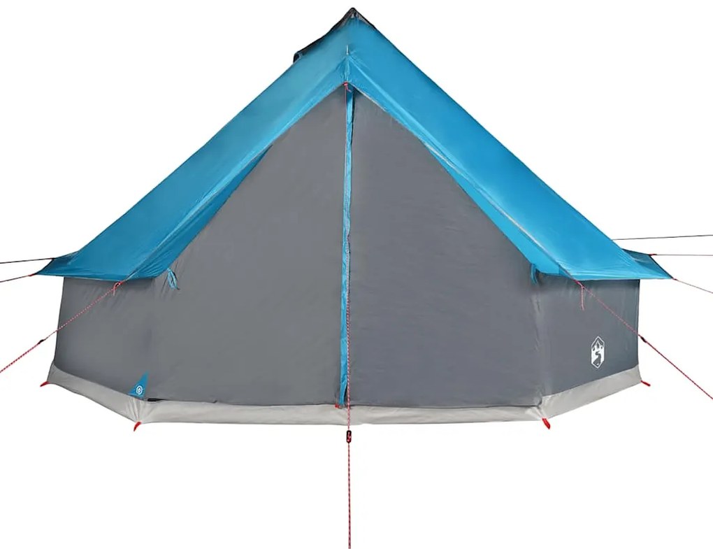 Tenda familiar tipi para 6 pessoas impermeável azul