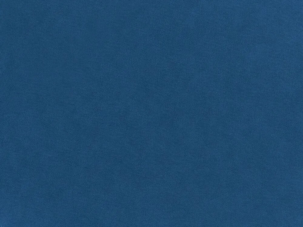 Cama de casal em veludo azul escuro 140 x 200 cm FITOU Beliani