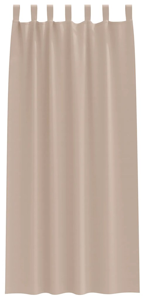 Cortinas opacas 2 pcs Cinzento-acastanhado 225 x 140 cm