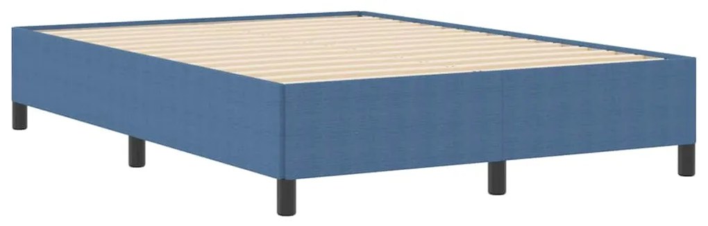 Cama vidaXL Azul 160x200 cm em Tecido Corduroy