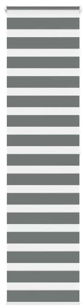 vidaXL Cortina de zebra 70x200 cm largura do tecido 65,9 cm poliéster