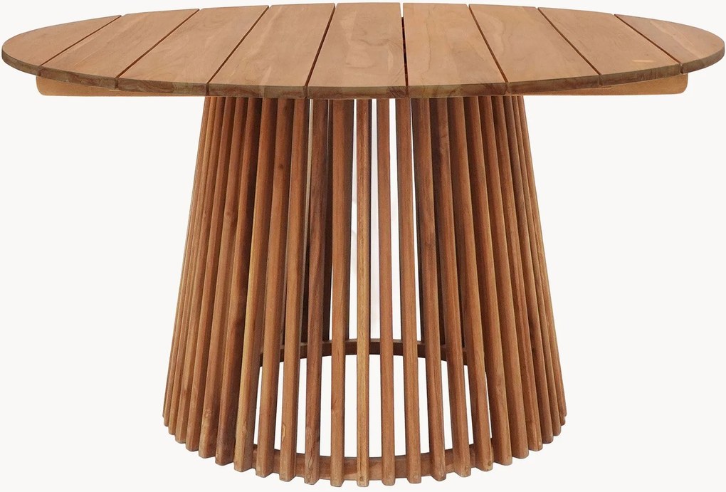 Mesa de jardim redonda em madeira de teca Lorca, Ø 120 cm