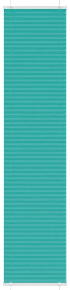 Gasolina verde Plissada Cega 50x200 cm Largura Tecido 49,4 cm