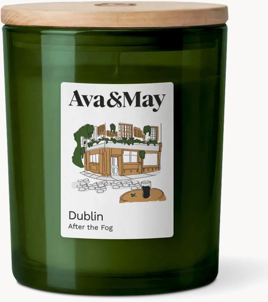 Vela perfumada Dublin (cardamomo, cipreste, patchouli, café)