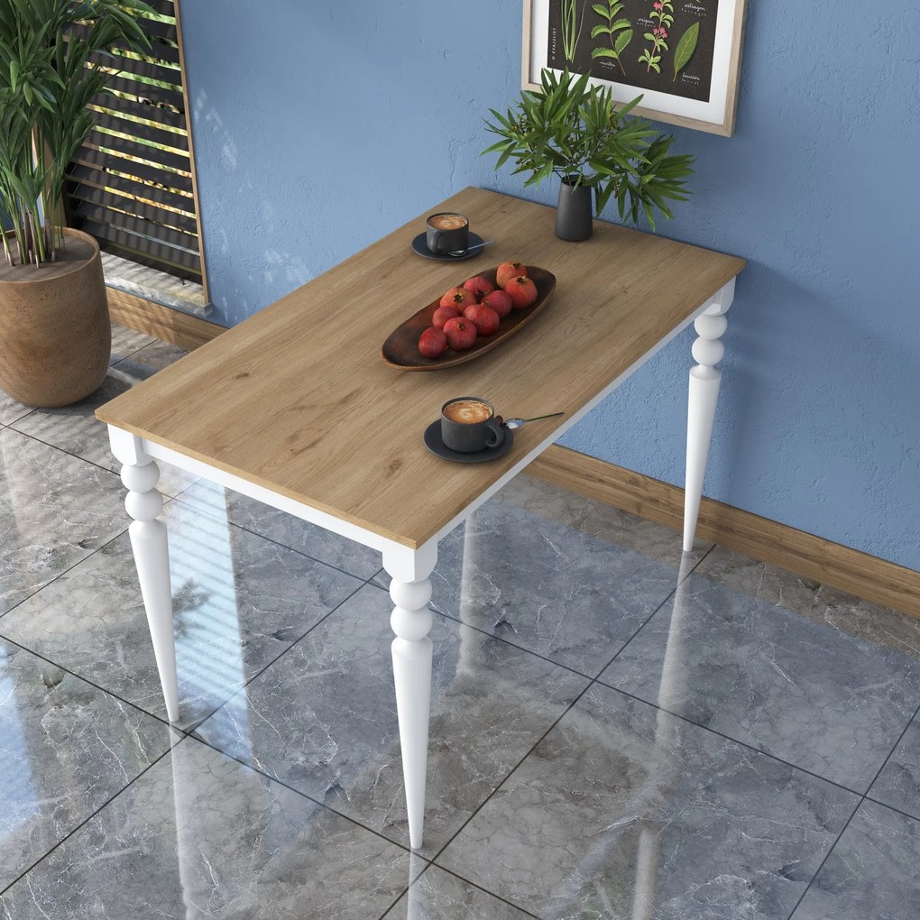 Mesa de Jantar JA104 – Nogueira – 120 cm x 73,8 cm x 70 cm