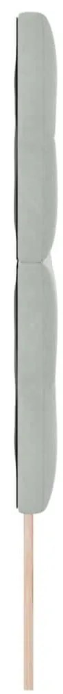 Luz de Cabeceira LED Cinza Claro 72 cm Veludo