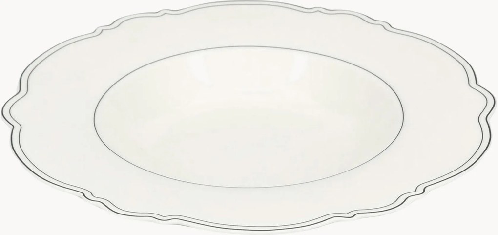 Pratos de sopa em porcelana Odette, conjunto de 2