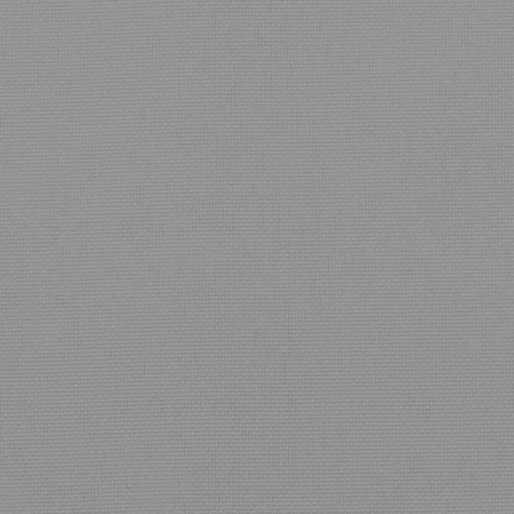 Almofadões p/ cadeiras jardim 2pcs 40x40x4 cm oxford cinza