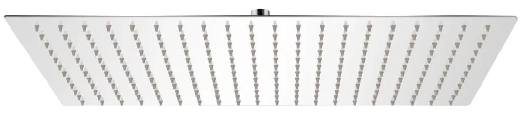 vidaXL Cabeça de chuveiro retangular aço inoxidável 30x50 cm