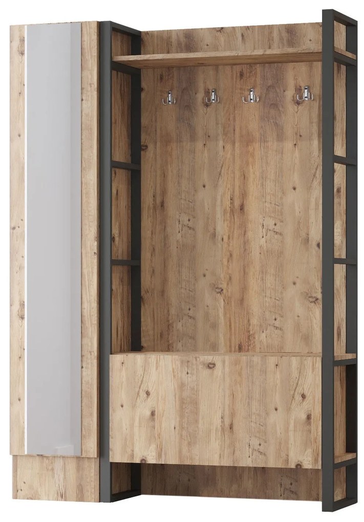 Hall Stand ML16 – Pinheiro Atlântico – 90x180x34 cm