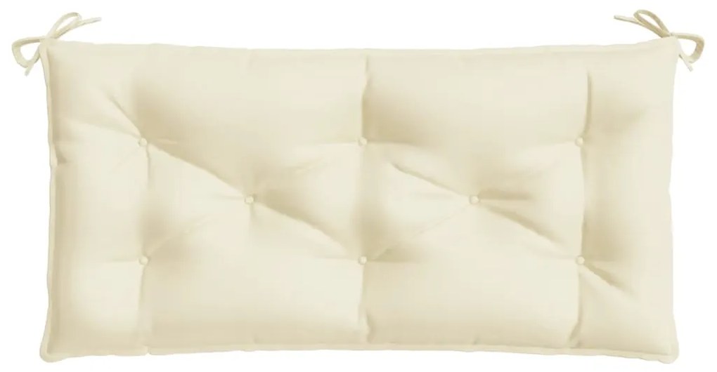 Almofadão p/ banco de jardim tecido oxford branco nata