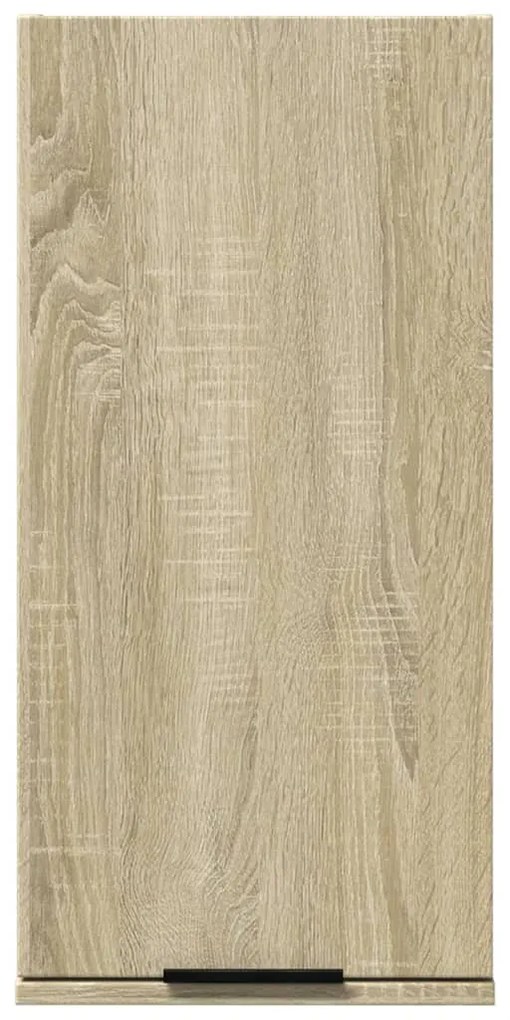 Armário de parede casa de banho 32x20x67 cm carvalho sonoma