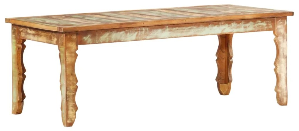 vidaXL Mesa de centro 110x50x40 cm madeira recuperada maciça