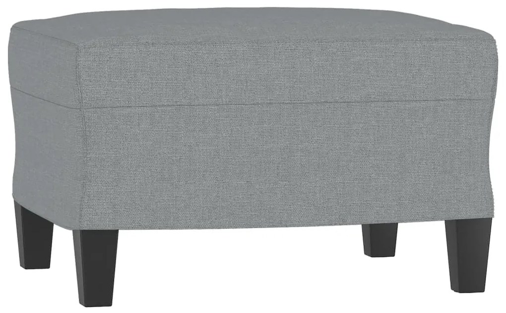 Sofá Luka Chaise Longue de 3 Lugares em Tecido - Cinzento - Design Nór