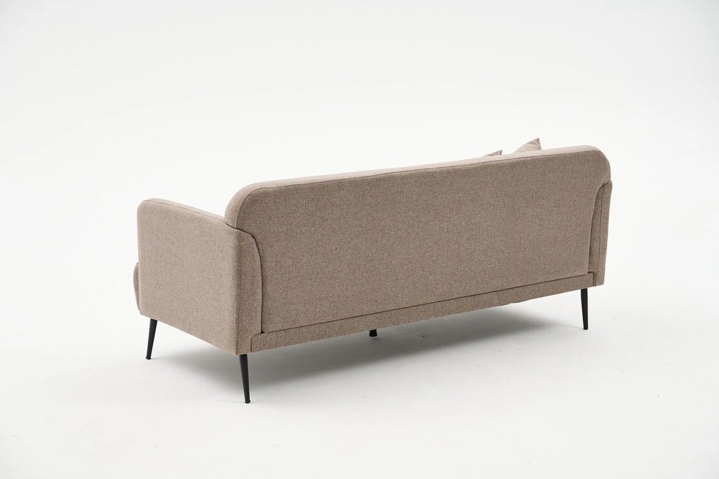 Sofá de 3 Lugares Revos – Castanho – 200 x 80 x 100 cm