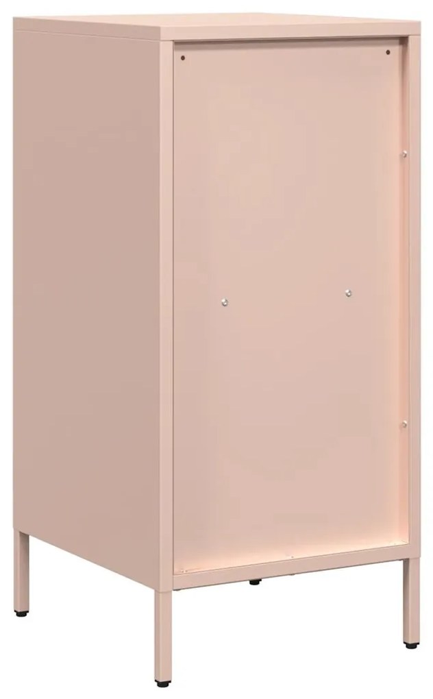 Aparador 35x39x73,5 cm aço laminado a frio rosa