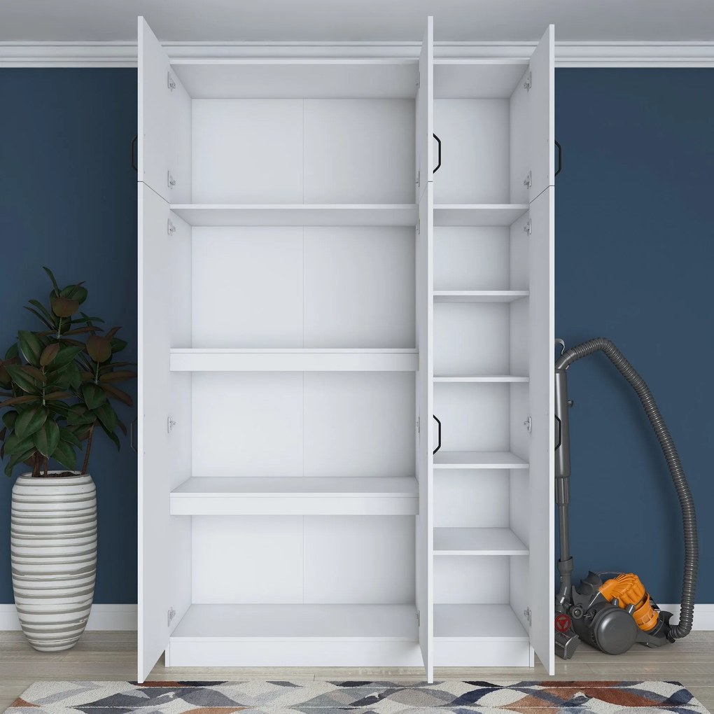 Roupeiro BA104 – Branco – 145x239x55 cm