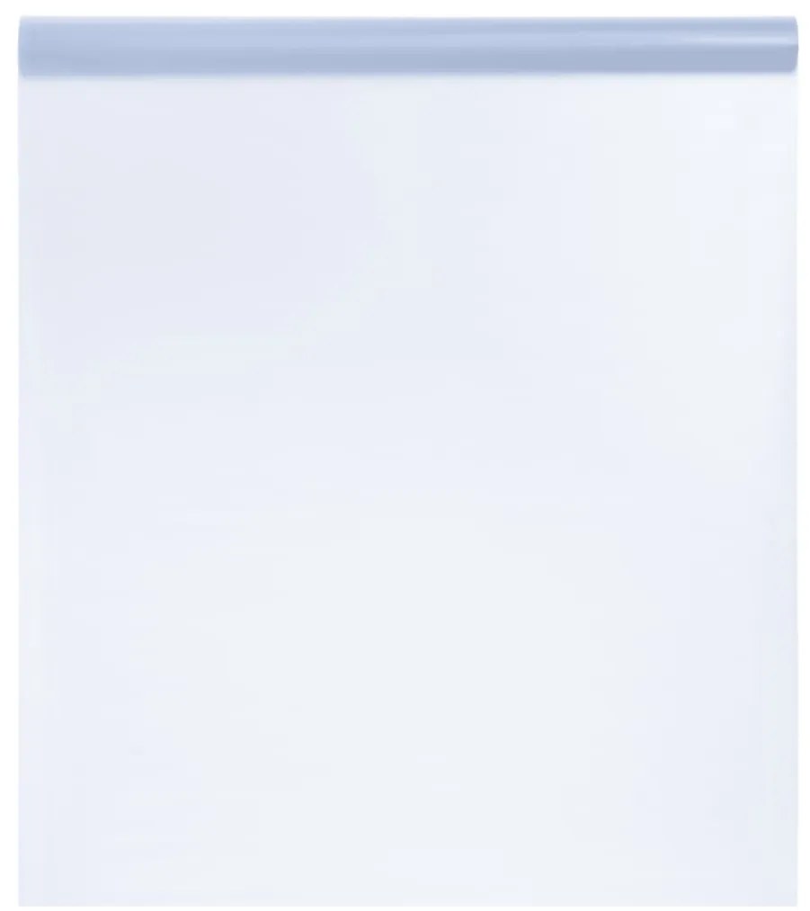 vidaXL Película janela estática 60x500 cm PVC cinza fosco