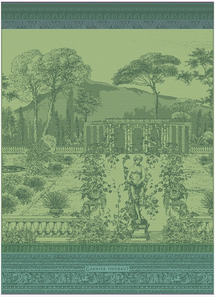 Panos de cozinha jacquard Jardin Spirituel Tor, conjunto de 4