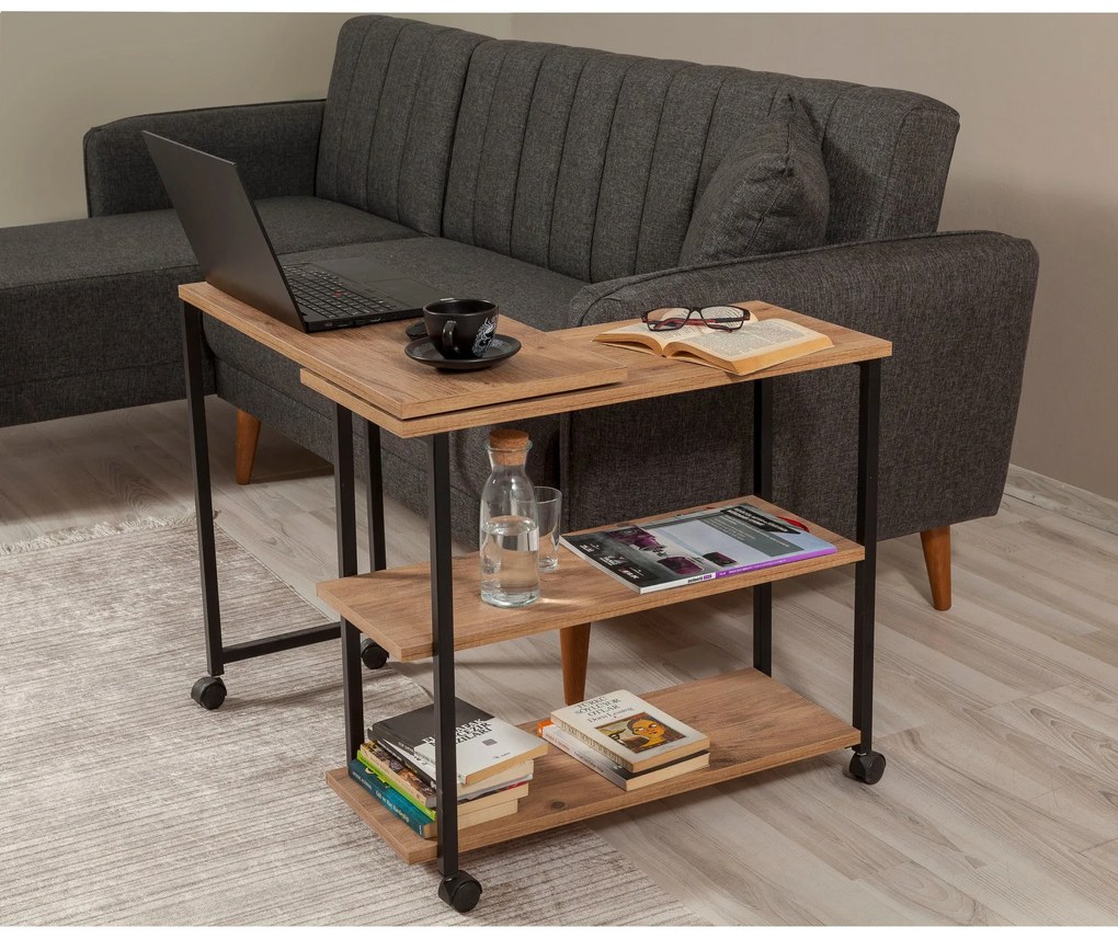 Mesa de Apoio Melin – Pinho Atlântico – 70x63x76 cm
